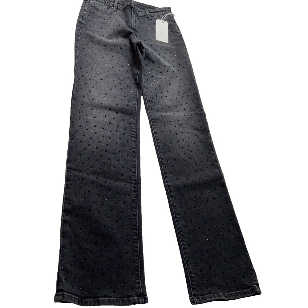 Fidelity Brighton Jeans 26 Women's Black Diamond